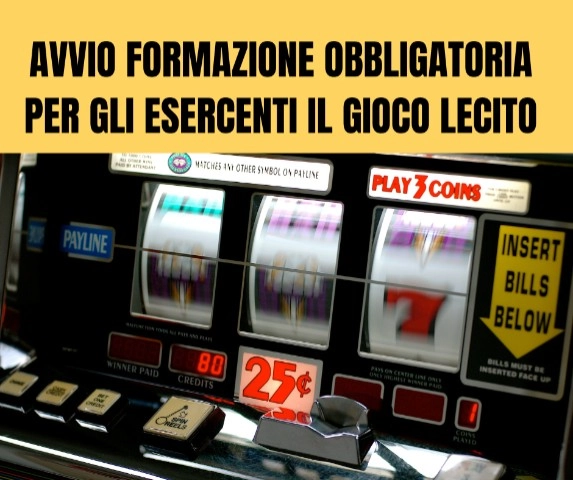 Corso di formazione online obbligatorio per gestori e personale operante nelle sale da gioco